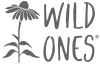 Wild Ones logo with the text "Wild Ones" and a graphic of a coneflower