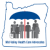 diverse people standing under an umbrella